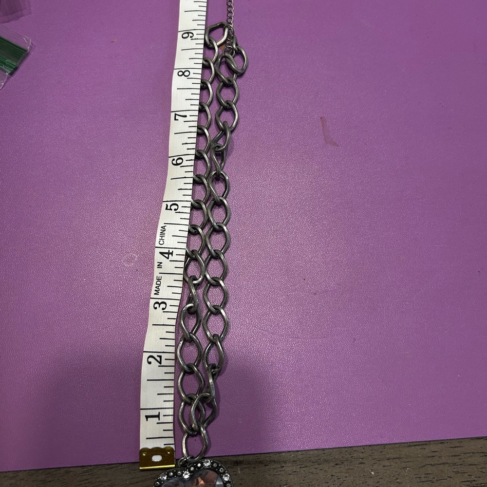 silver necklace